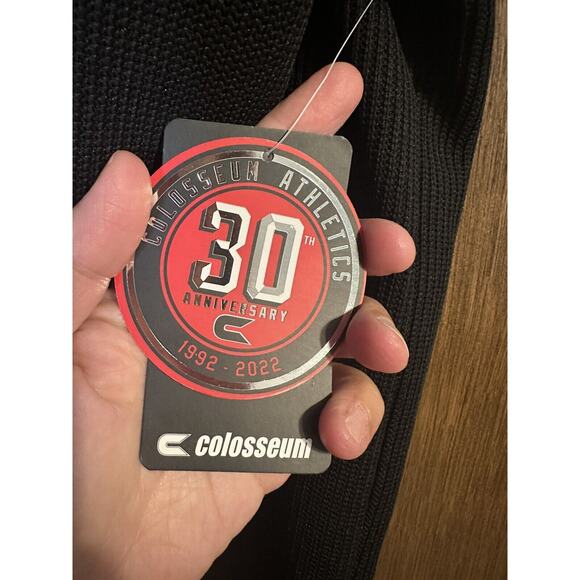 NWT Iowa Hawkeyes Colosseum pullover jacket black Mens size Medium Collegiate - Picture 7 of 15